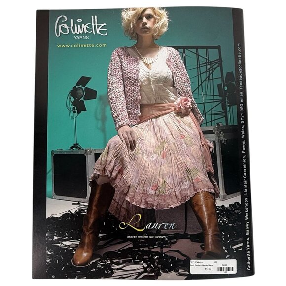 3 Colinette Yarn Pattern Books Knitting Carefree Collection Parisienne Movie Sta - Picture 8 of 12